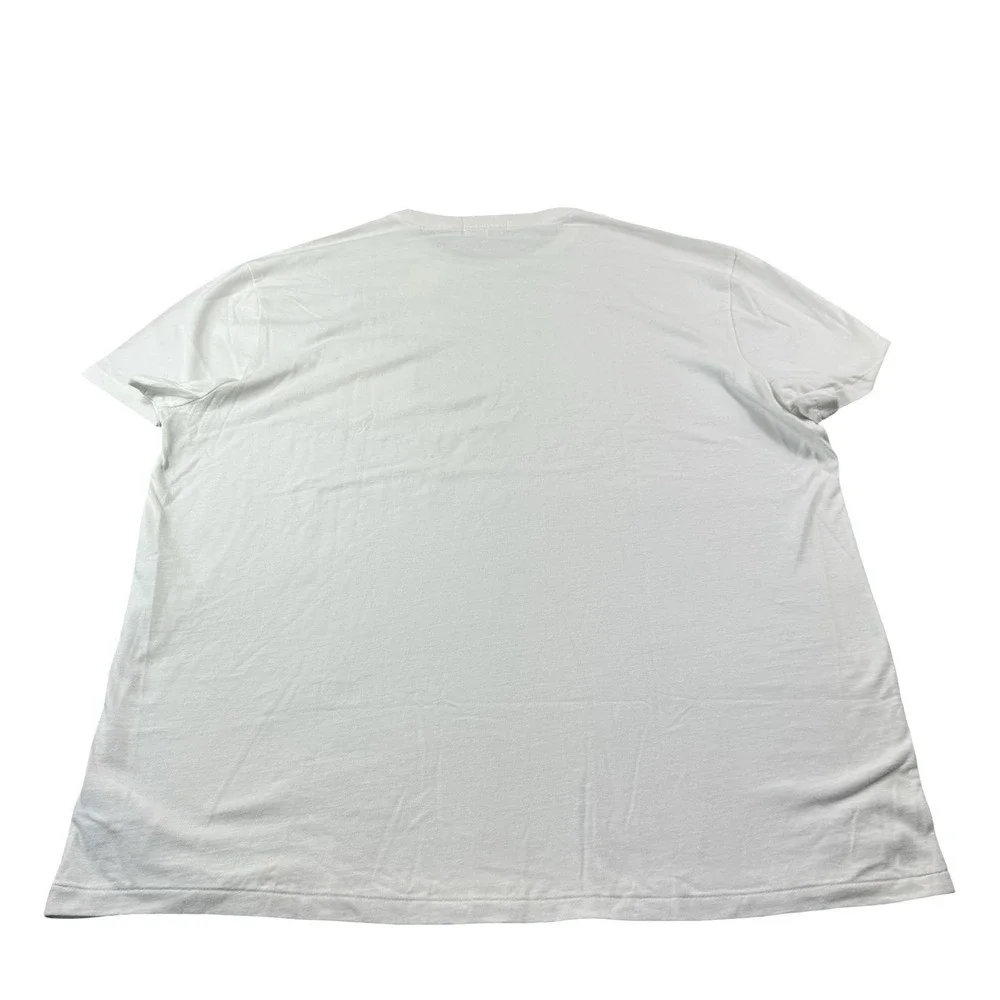 Polo Ralph Lauren White Pocket Mens S/S Cotton T Shirt SIze 2XL XXL NWT